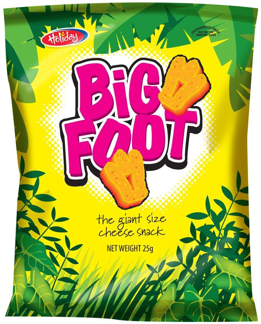 Big Foot, the Giant Cheese Snack, 0.8 Oz, Pack of 12