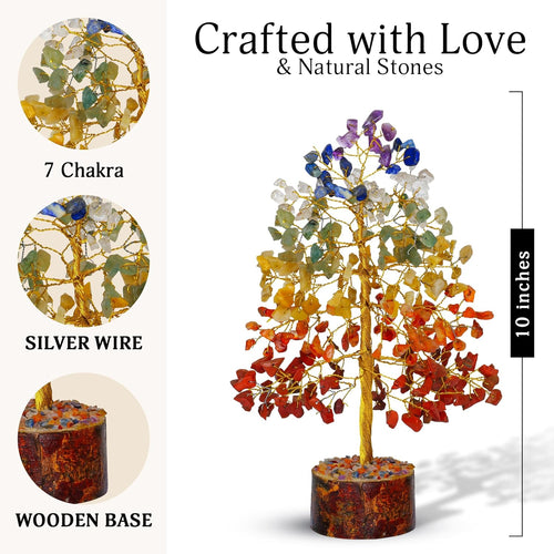 7 Chakra Tree of Life - Healing Crystals Gifts for Women