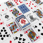 Rider Back Playing Cards 12 Pack Poker Size Standard Index | Air Cushion Finish for Smooth Shuffling, Made in USA, 6 Red and 6 Blue Decks, Ideal for Poker and Blackjack