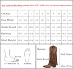Fringe Cowboy Boots for Women Knee High Cowgirl Boots | Embroidered & Fringe Detail, Pointed Toe Mid Block Heel, All-Day Comfort, Fits Festivals, Parties, Weddings & All Occasions