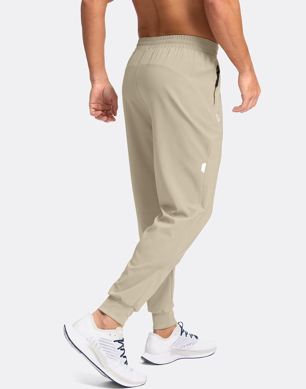 Men'S Joggers with Zipper Pockets Lightweight Athletic Workout Pants Quick Dry Sweatpants for Men Running Hiking