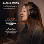 DT 770 PRO 80 Ohm Over-Ear Studio Headphones in Gray. Enclosed Design, Wired for Professional Recording and Monitoring