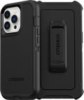 Otterbox Iphone 13 Pro (ONLY) Defender Series Case - Black, Rugged & Durable, with Port Protection, Includes Holster Clip Kickstand