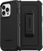 Otterbox Iphone 13 Pro (ONLY) Defender Series Case - Black, Rugged & Durable, with Port Protection, Includes Holster Clip Kickstand