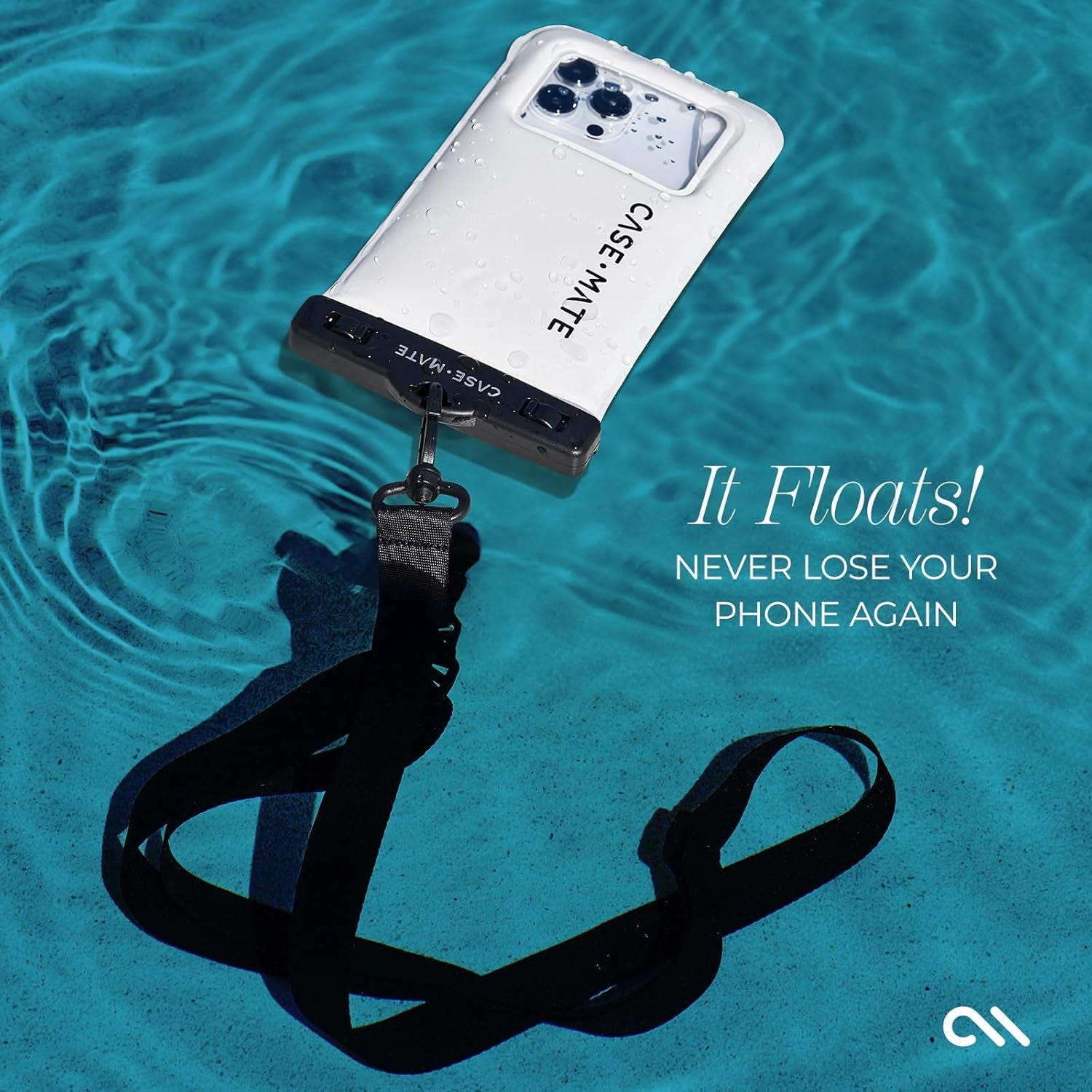 IP68 Waterproof Phone Pouch - Sand Dollar | Touchscreen Floating Waterproof Phone Case with Crossbody Lanyard - Fits All Phones - Beach Cruise Ship Travel Essentials