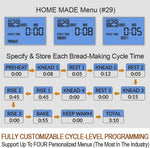 29-In-1 SMART Bread Machine with Gluten Free Setting 2LB 1.5LB 1LB Bread Maker Machine with Homemade Cycle - Stainless Steel Breadmaker with Recipes Whole Wheat Bread Making Machine