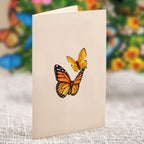 Pop up Cards, Mini Buttercups & Butterflies, 6 Inch Life Sized Forever Flower Bouquet 3D Popup Greeting Card, Birthday Cards, Thank You Card, Blank Notecard & Envelope