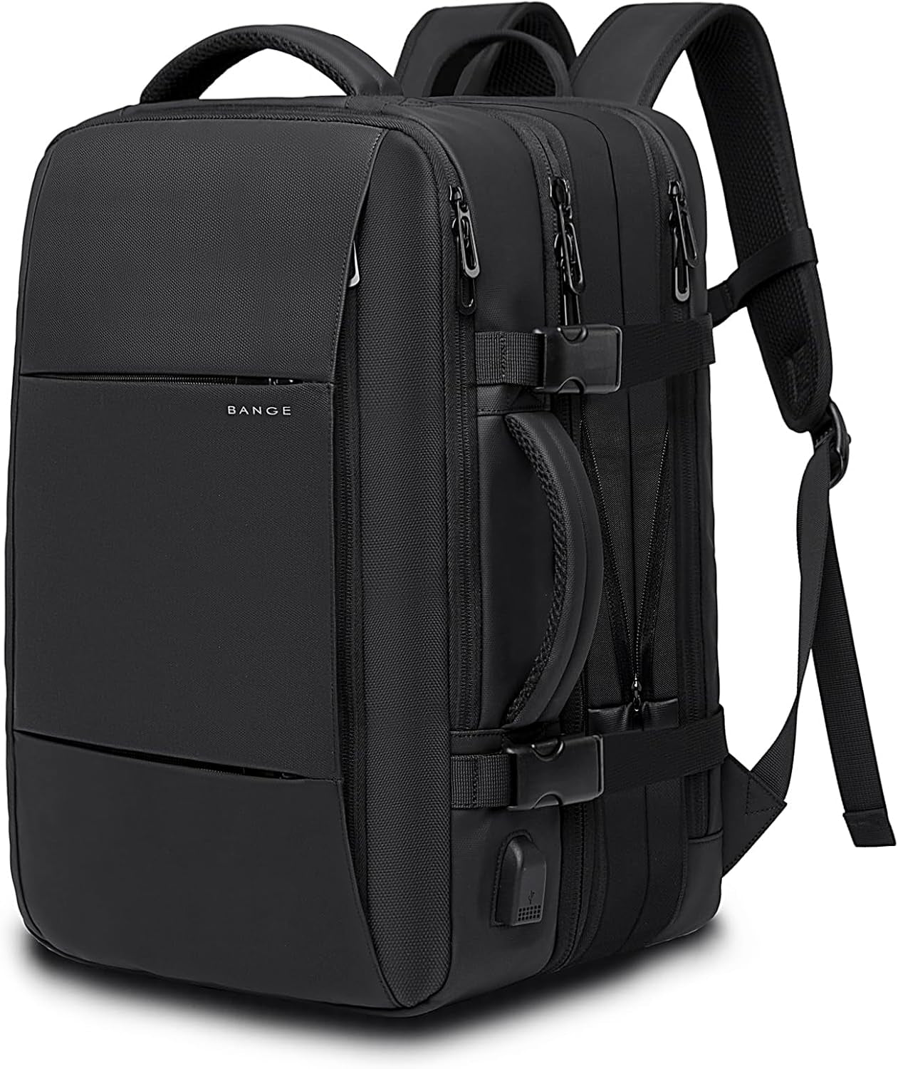 45L Carry on Backpack, Weekender Travel Backpacks, 17.3 Inch Laptop Back Pack Business Expandable Bag for Men and Women