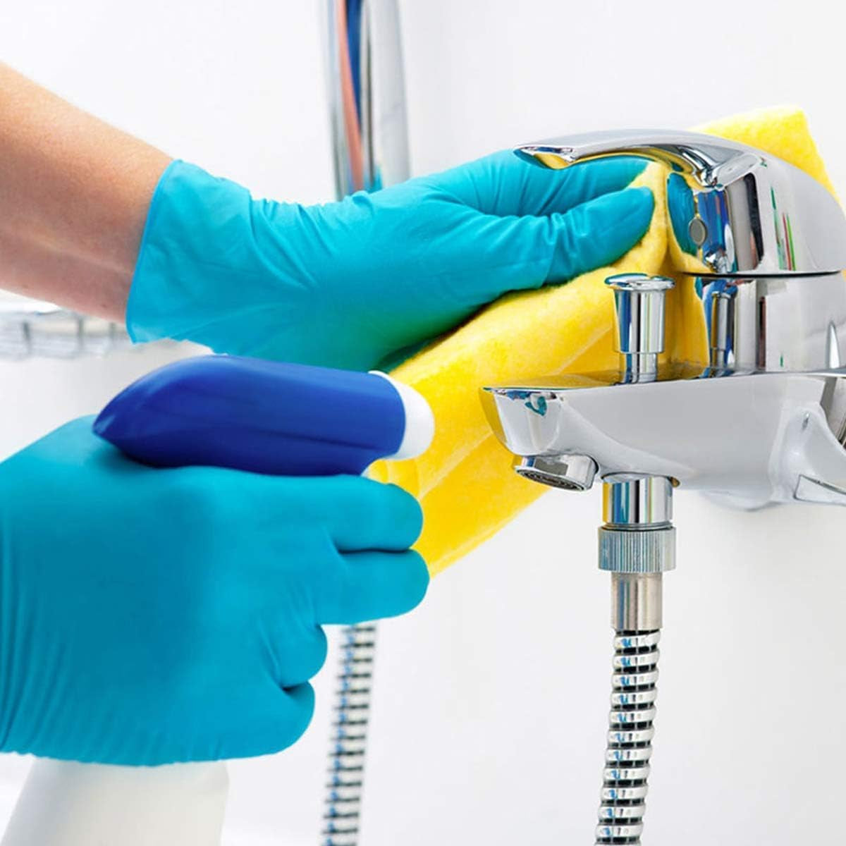Medical Blue Nitrile Exam Gloves - Latex-Free & Powder-Free - NGPF-7002 (Case of 1,000), Medium