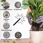 Craft Houseplant Potting Mix, Elite House Plant Soil, Chunky, Well Draining Potting Soil for Indoor Plants, Tropical Plants & Potted Plants, Sustainable & Peat Free, Less Prone to Gnats 4Qt