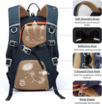 Small Hiking Backpack, 20L Lightweight Travel Backpacks for Men Women, Water Resistant Outdoor Day Pack, Ultralight Camping Daypack Backpacks, Durable Hiking Backpack Fit for Camping.(With Rain-Cover)