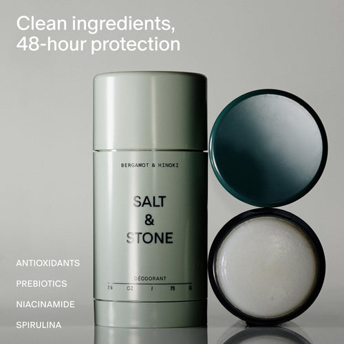 Aluminum Free Deodorant | Extra Strength 48 Hour Protection for Women & Men | Made with Seaweed Extracts, Niacinamide & Prebiotics | Trio Set