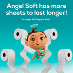 Toilet Paper, 16 Mega Rolls = 64 Regular Rolls, Soft and Strong Toilet Tissue