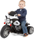 Kids Motorcycle - 3-Wheel Ride on Toy with Police Decals, Reverse, and Headlights - 6V Electric Motorcycle for Kids Ages 3 to 6 by  (Black)
