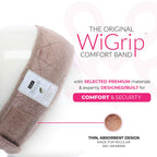 Wigrip, the Original Comfort Grip Band, Adjustable Wig Band for Tension-Free Glueless Wig, Nonslip Wig Headband, Tension-Free, One Size Fits All, Tan