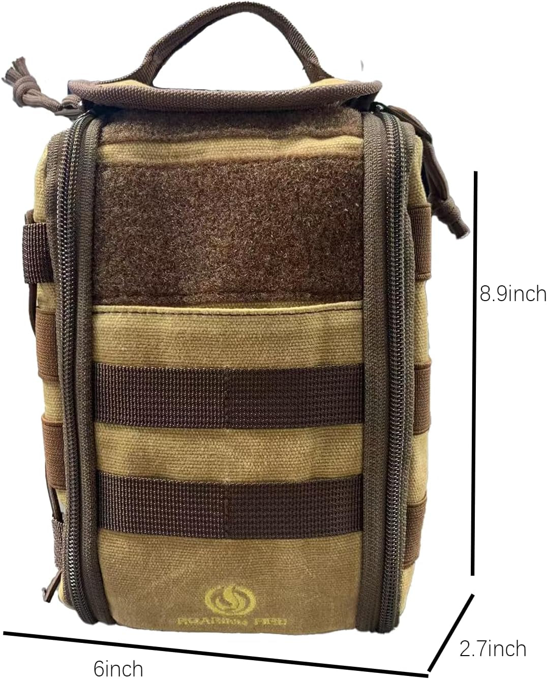 Dispatch IFAK Pouch MOLLE First Aid Bag with Quick-Pull Handle | with 10 External Tourniquet Slots, First Aid Kit Organizer for Outdoor, EDC, Camping,Survival Gear
