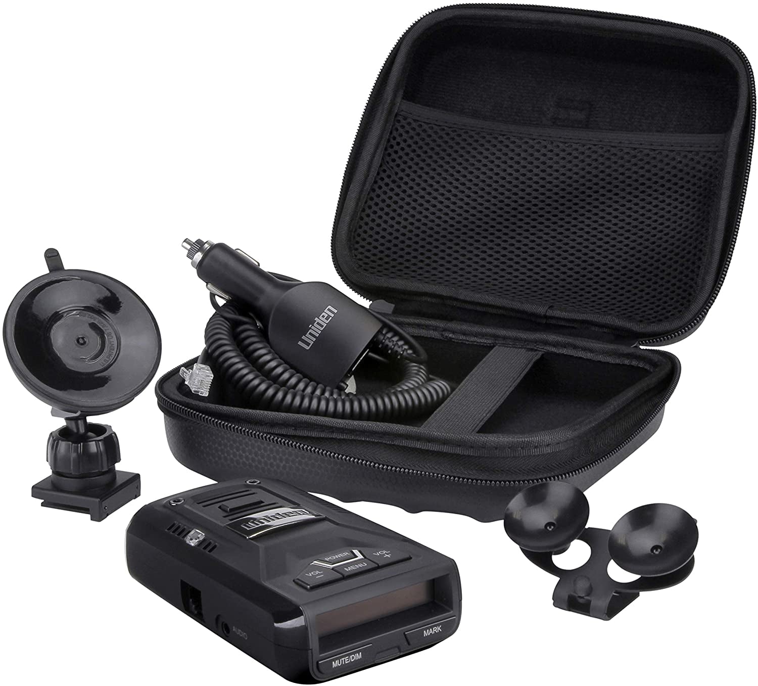 R3 EXTREME LONG RANGE Laser/Radar Detector, Record Shattering Performance, Built-In GPS W/ Mute Memory, Voice Alerts, Red Light & Speed Camera Alerts, Multi-Color OLED Display , Black