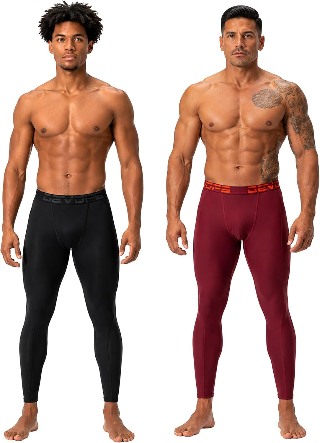 2-3 Pack Men'S Compression Pants Leggings Pocket or Non-Pocket | All-Weather Compression Fit, 4-Way Stretch Material, Advanced Moisture-Wicking