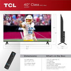 40-Inch Class S3 1080P LED Smart TV with Fire TV (40S350F, 2023 Model), Alexa Built-In, Apple Airplay Compatibility, Streaming FHD Television,Black