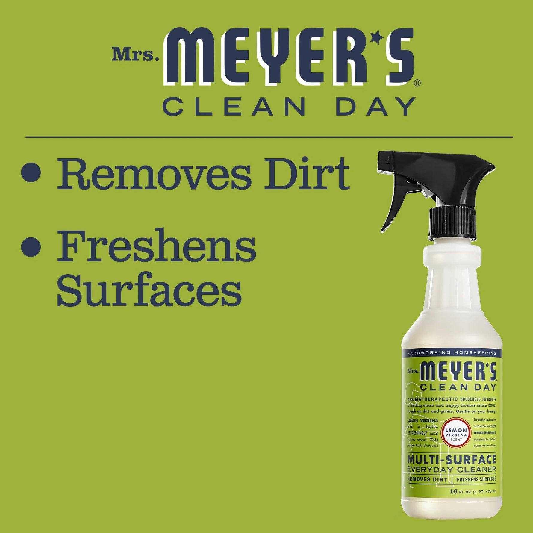 Clean Day Multi Surface Cleaner, Lemon Verbena, 16Oz