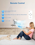 Portable Air Conditioners, Air Cooler with Remoter Evaporative Personal Mini AC, 3 Wind Speed, 2-4-8H Timer, 3 Modes, Colorful Night Light, Portable AC for Room, Car, Bedroom, Camping