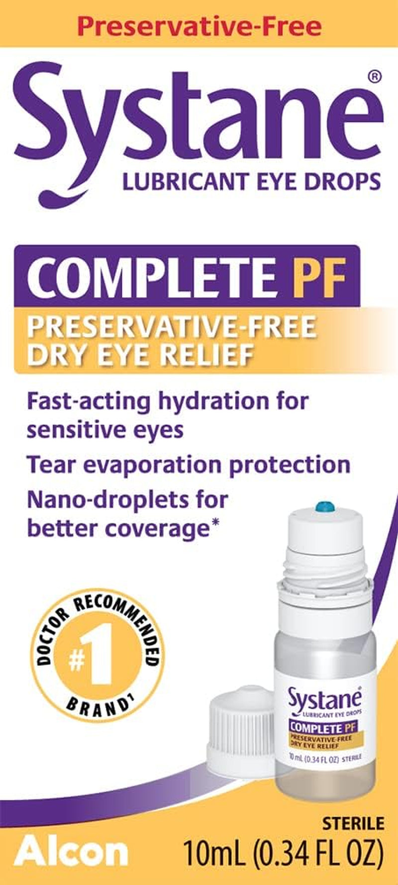 COMPLETE PF Multi-Dose Preservative Free Dry Eye Drops 10Ml