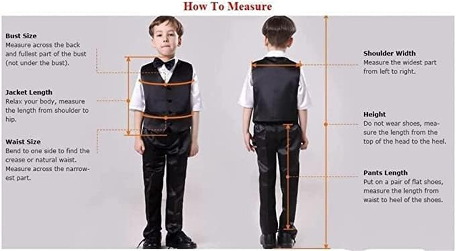 Boys Linen Suit Boys Tuxedo Slim Fit 3 Piece Summer Suit Kids Linen Suit Jacket Vest Pant