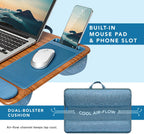 Home Office Pro Lap Desk - Espresso Blue, Fits 15.6” Laptops