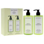 Spacenk  Lime and Mandarin Hand Wash and Lotion Duo - Hydrating, Nourishing for Soft Hands - Vegan, Cruelty Free for All Skin Types - 2 Pc