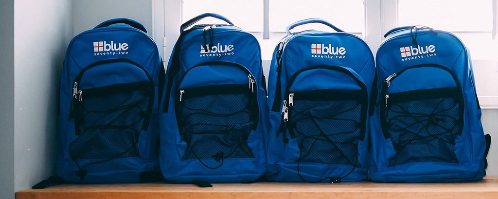 Blue Seventy-Two | 72 Hour Emergency Backpack Survival Kits for 1 Person | Survival Kit for Wildfires, Earthquakes, Tornado, Hurricane, and Other Emergencies…