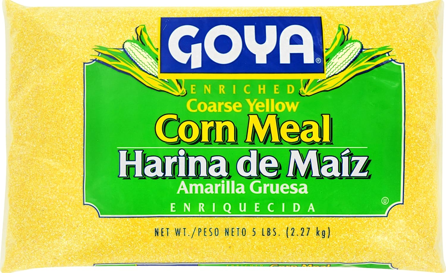 Coarse Yellow Corn Meal Enriched, for Arepas, Latin Dishes, 5 Pound | for Arepas, Empanadas and Latin Dishes, Kitchen Baking Staple, Wholesome Everyday Snack, Satisfying Flavor in Every Bite