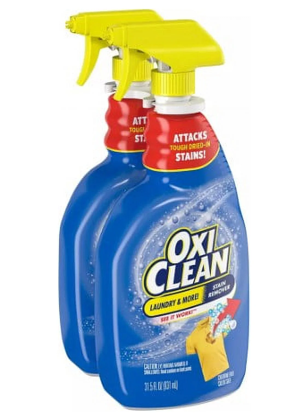 Laundry Stain Remover, 2 Pack of 31 Ounces per Bottle