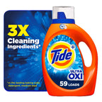 Ultra Oxi Liquid Laundry Detergent, HE Compatible, 84 Fl Oz, 59 Loads