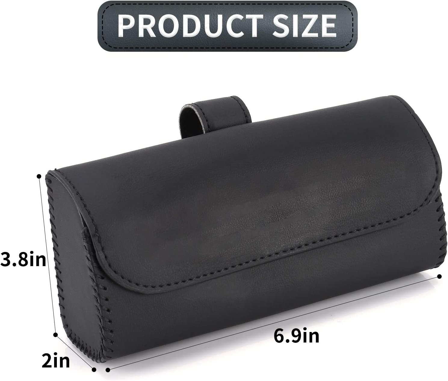 Sunglasses Holder for Car Sun Visor, Auto Eyeglasses Protective Storage Case, Vehicle Visor Accessories Organizer Box