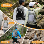 Hiking Backpack, 25L Lightweight Travel Backpacks,Camping Daypack for Outdoor Sports,Lightweight Travel Camping Backpack for Men Women