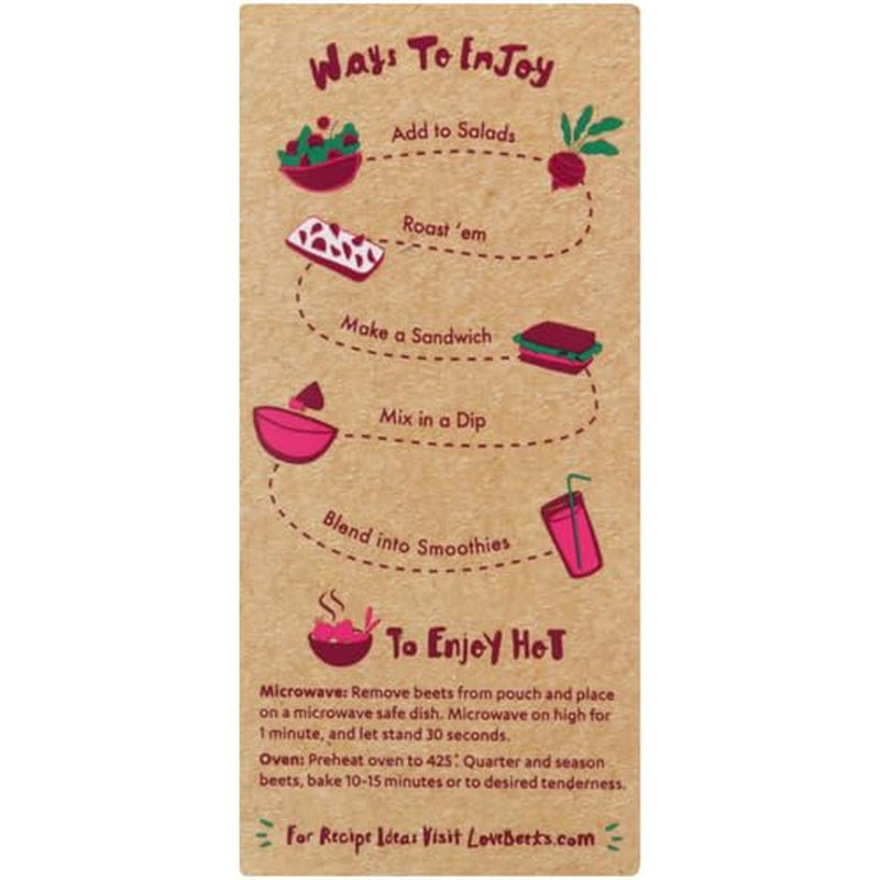 Organic Cooked Beets, 8.8 Oz