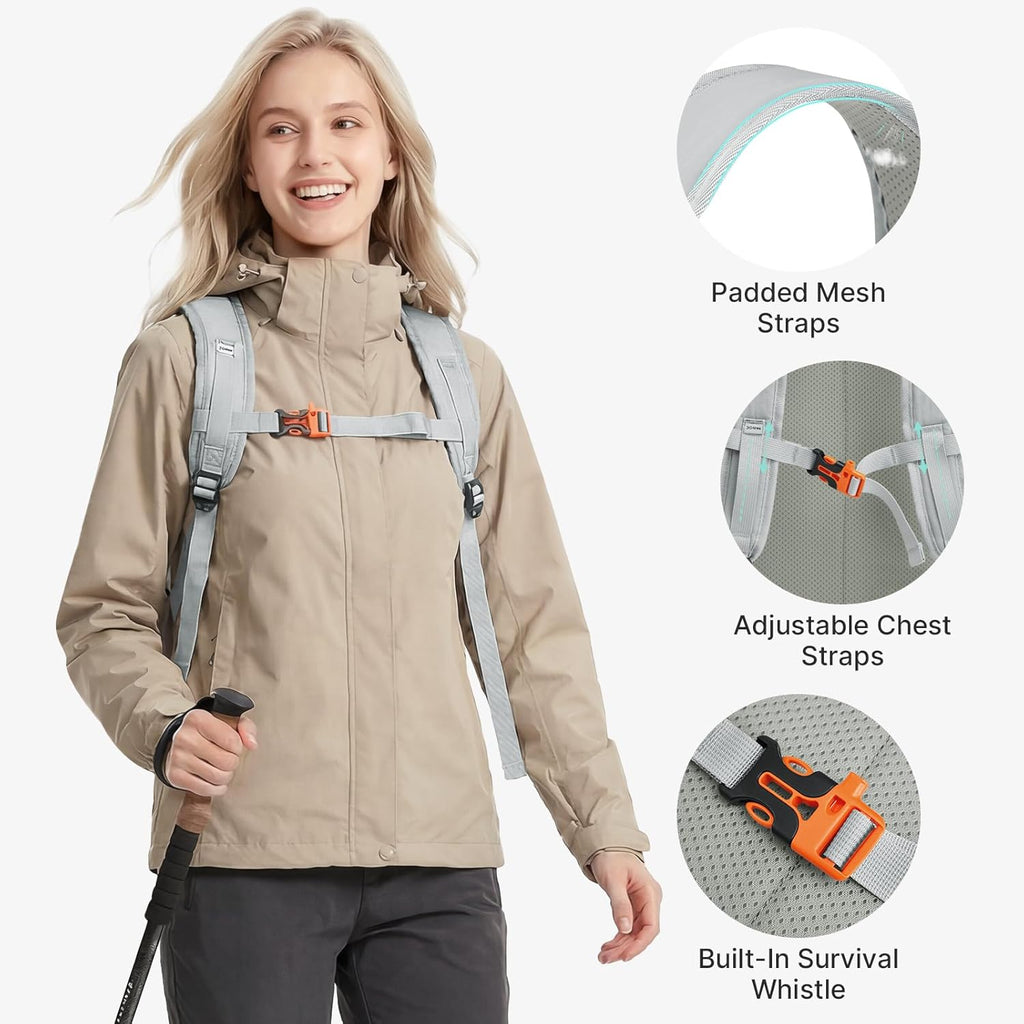 10L Small Hiking Backpack for Women Men | Mini Lightweight Travel Casual Daypack, Water Repellent Fabric, Fits 11" Tablet