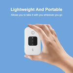 Mobile Hotspot, Portable Travel Router Supports 10 Users at the Same Time, Pocket Device with 2100Mah Large Battery, for Secure Internet at Home Or