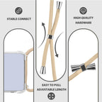 For Google Pixel 10 Crossbody Case Clear Adjustable Shoulder Neck Lanyard Strap Phone Cover for Women Girls Transparent Soft Slim Shockproof Protective Mobile Case for Pixel 10 - Beige