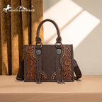 Tote Bag for Women Western Tooling Handbags Embroidered Concho Crossbody