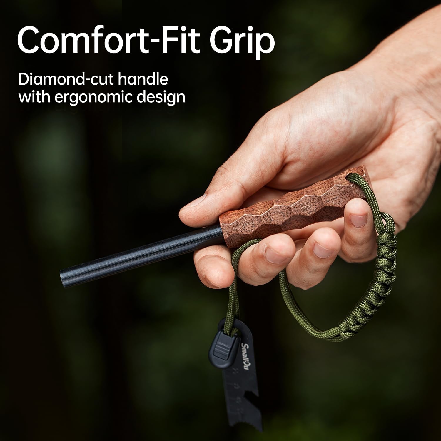 Ferro Rod Fire Starter, Survival Flint and Steel Fire Starter Kit for Hiking, Bushcraft,Camping Essentials Gear, Emergency Supplies - Ideal Gift for Explorers