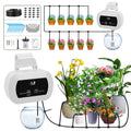 USB Drip Irrigation System Automatic Watering System with Custom Schedule Watering Timer for Potted Plants Indoor Watering