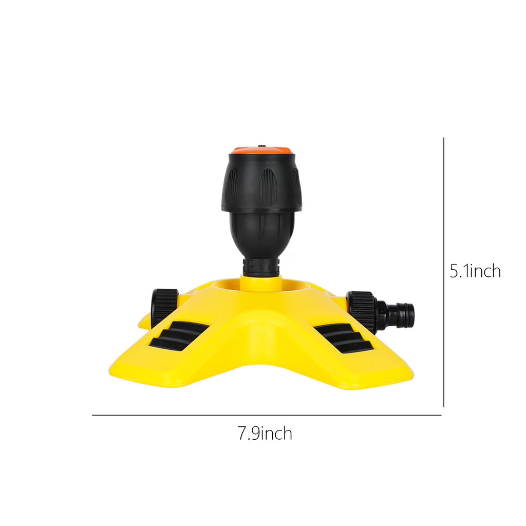 Garden Watering Sprinkler,Lawn Sprinkler,360 Degree Rotating Lawn Sprinkler Large Area Coverage - Adjustable, Weighted Gardening Watering System