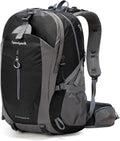 40L Hiking Backpack, Lightweight Camping Daypack with Rain Cover | Water-Resistant Rip-Stop Nylon, Multi-Pockets, Survival Whistle. Ideal for Men, Women, Travel, Trekking