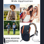 Small Hiking Backpack, 20L Lightweight Travel Backpacks for Men Women, Water Resistant Outdoor Day Pack, Ultralight Camping Daypack Backpacks, Durable Hiking Backpack Fit for Camping.(With Rain-Cover)