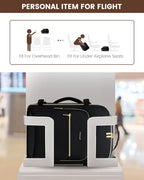40L Travel Backpack Flight Approved Carry on Backpack,3 Packing Cubes,Waterproof Personal Item Travel Bag,Tsa Carry on Luggage Suitcase Travel Essentials,Gifts for Women & Men,Fits 17" Laptop