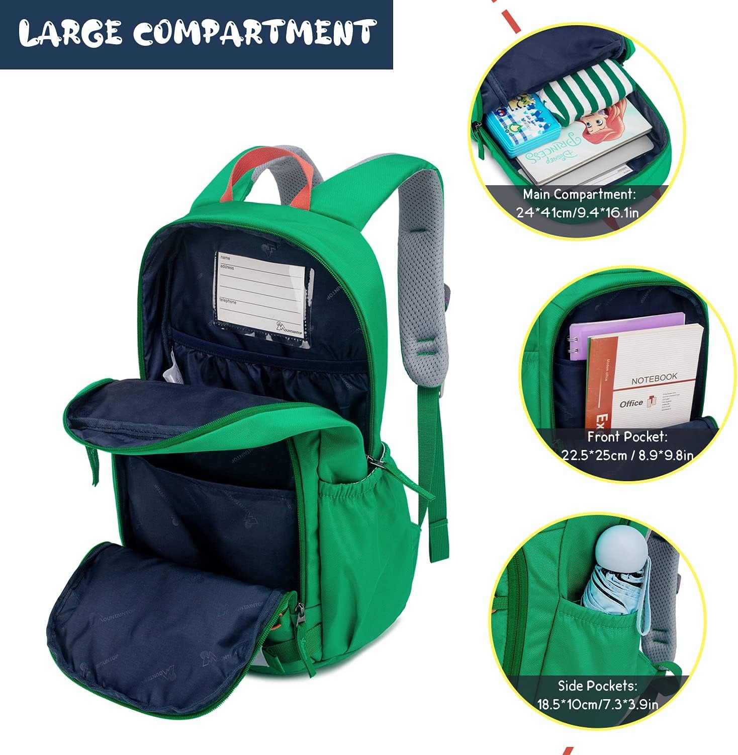 Kids Backpack for Boys Girls Elementary Kindergarten School Bag Lightweight Children Daypack