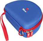 Kids Headphones Case Suitable for Iclever BTH12 / HS19 / BTH26 / Joyspark-T5 / Candy Bila BH03 / Earfun/Imyb/Midola MD-B01 / Noot Products Foldable Kids Headphones (Blue) (Blue and Red)