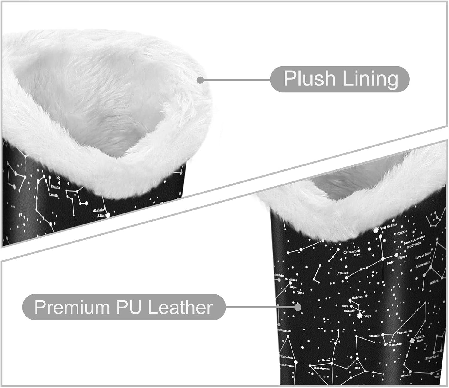 Plush Lined Eyeglasses Holder, Glasses Stand Case for Nightstand | Soft Plush Lining, Bedside Eyeglasses Holder, Office Desktop Organizer, Small Item Storage, Anti-Scratch