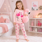 Little Girls Mermaid Pajamas 2 Piece Set 100% Cotton Sleepwear Toddler Clothes for Kids Baby Ladybug Style Pjs